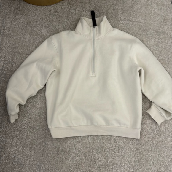 Lululemon steady state half zip unworn bone